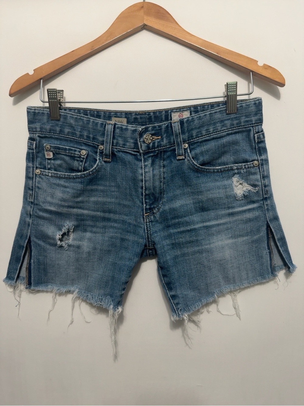 AG Adriano Goldschmied Nikki Relaxed Skinny Shorts